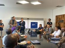 Protezione civile, la visita di una delegazione di rappresentanti di governi africani alla centrale operativa di Genova