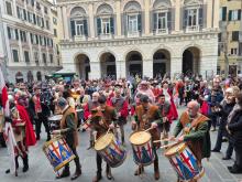 Tamburi e fiati in piazza San Lorenzo