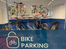 Biciclette "in vetrina" nel nuovo Bike Parking in De Ferrari