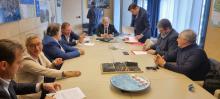 il tavolo per la firma del protocollo