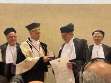Ivano Fossati riceve la laurea
