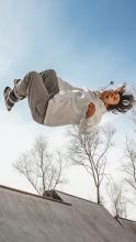 Un "blader" sospeso in aria - foto 2