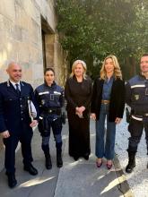 La sindaca Salis e l'assessora Viscogliosi a margine della conferenza stampa La sindaca Salis e l'assessora Viscogliosi a margine della conferenza stampa