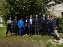 Foto di gruppo dei partecipanti alla conferenza stampa