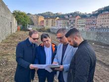 Le Autorità presenti al via ai lavori: assessore comunale Ferrante, consigliere regionale Romeo, assessore municipale Sanfilippo