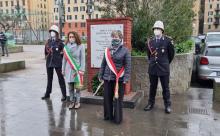 La cerimonia ai giardini Cavagnaro