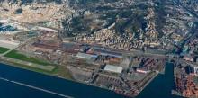 Le aree ex Ilva di Cornigliano, oggi Acciaierie d'Italia, in un'immagine scattata dall'alto