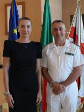 sindaca Salis e ammiraglio Ranieri