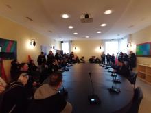 la riunione in sala giunta nuova