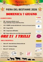 Locandina eventi di domenica - Fiera del Bestiame di Struppa Locandina eventi di domenica - Fiera del Bestiame di Struppa