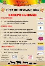 Locandina eventi di sabato - Fiera del Bestiame di Struppa Locandina eventi di sabato - Fiera del Bestiame di Struppa