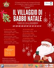 Locandina Villaggio di Babbo Natale 