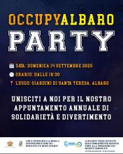 Presentazione Occupy Albaro Party-Locandina
