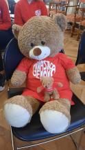 Filippo, l'orsetto mascotte della ASD Ginnastica Genova