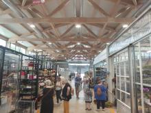 persone tra i banchi del nuovo mercato  Florovivaistico
