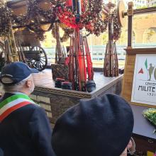 Bucci visita la mostra del Treno della Memoria