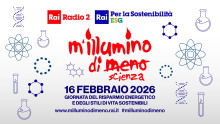 Logo “M’illumino di Meno 2026”