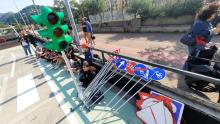  mini semaforo e cartelli stradali
