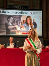 “Libere di scegliere: 80 anni di voto delle donne. Le radici e le ali della democrazia in Italia” “Libere di scegliere: 80 anni di voto delle donne. Le radici e le ali della democrazia in Italia”
