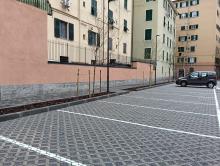 Il nuovo parcheggio di via Felicita Noli