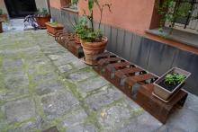 Rastrelliere per le biciclette in piazza Tenedo