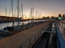 Porto Antico al tramonto Porto Antico al tramonto