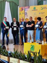Premiazione Conoe, presenti Campora e Raggi