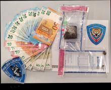 Banconote e sostanze stupefacenti sequestrate dalla Polizia Locale