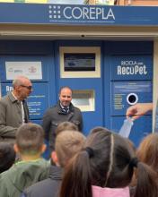 Presentazione nuovo ecocompattatore a Quezzi