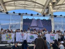 equipaggi dei municipi con bandiere