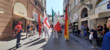 corteo in via san lorenzo