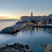 veduta del porticciolo di Nervi