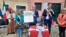 sindaco Bucci con il sindaco di Pisa Michele Conti