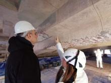 Piciocchi sopralluogo cantiere ponte monumentale