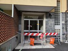 Frana via Napoli-Interdizione all'accesso di un palazzo Frana via Napoli-Interdizione all'accesso di un palazzo