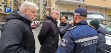 Sopralluogo del facente funzioni sindaco Piciocchi e dell'assessore Gambino