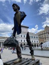 l'opera esposta a de ferrari