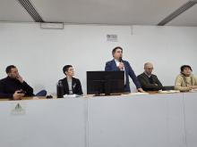 L'intervento dell'assessore Ferrante. A sinistra il presidente Colnaghi