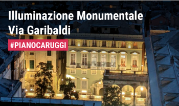 Via Garibaldi illuminata